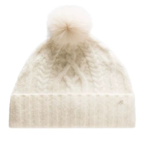 Lululemon Women's Cable-Knit Pom-Pom Beanie