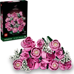 LEGO 789-Pieces Bouquet of Pink Roses Building Set
