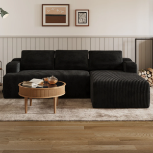 Novilla Nest Corduroy Sectional Sofa