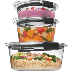 Rubbermaid Set of 3 Food Storage Containers