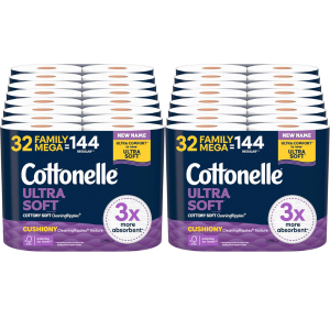 Cottonelle 64-Pack Family Mega Rolls Toilet Papers