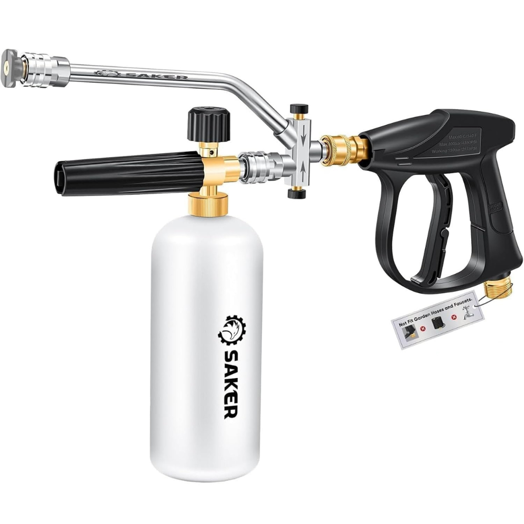 Saker Foam Cannon Dual-Function Pressure Washer Kit
