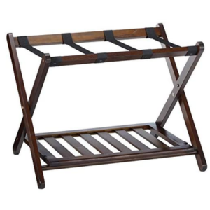 Winsome Remy foldable Wood Luggage Rack w/Shelf