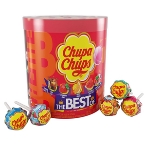 Chupa Chups 60-Count Asssorted Lollipops Drum