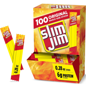 100-Count Slim Jim Smoked Meat Sticks