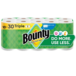 10 Triple Rolls Bounty Select-A-Size Paper Towels
