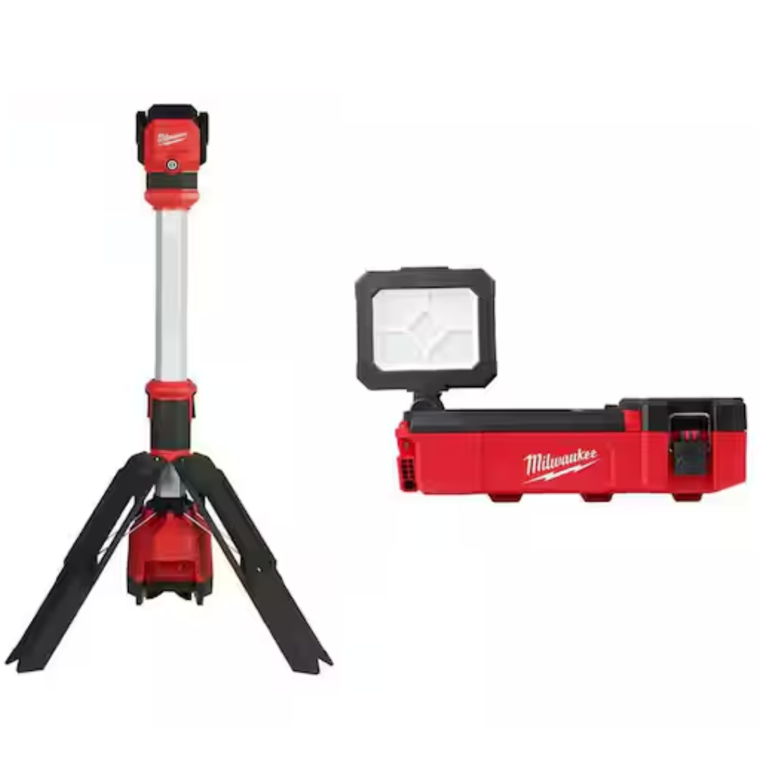 Milwaukee M12 Cordless LED Stand Work Light + FloodLight