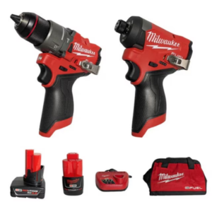 Milwaukee M12 FUEL12V Cordless Drill & Driver Kit w/Batteries