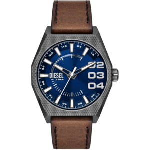 Diesel Scraper Men's Leather Watch