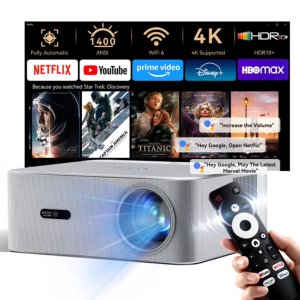 Auto Focus/Keystone 4K 1080P Projector