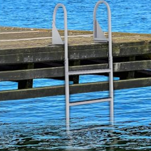 Aluminum 3-Step Flip Up Dock Ladder