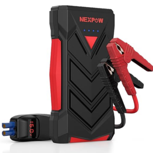 Nexpow 12V Jump Starter w/LED Light & USB
