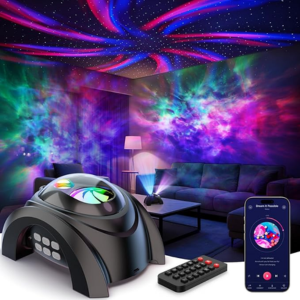 5-in-1 LED Galaxy Projector Light w/Bluetooth Speaker