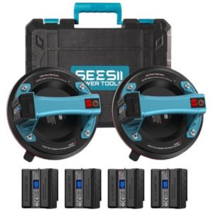 2-Count Seesii Electric 600lbs. Suction Cups