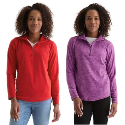 St. Johns Bay Women's Quarter-Zip Pullover