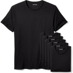 Amazon Essentials 6-Pack Men's Crew Neck T-Shirts