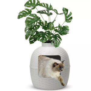 Hidden Cat Litter Box w/Planter