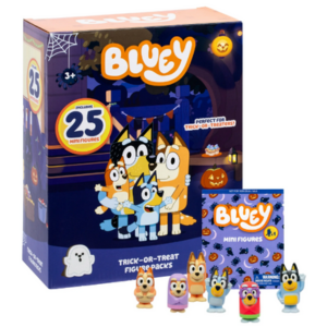 Bluey 25-Count Halloween Trick-or-Treat Mini Figures
