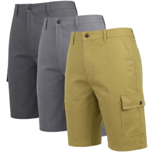 3-Pack Men's Stretch Cargo Shorts