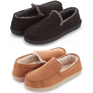 Floopi Men’s Microsuede Moccasin Slippers
