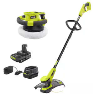 Ryobi ONE+ Cordless String Trimmer & Orbit Buffer w/Battery