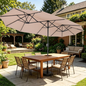 Outdoor 13' Double-Sided Heavy Duty Umbrella