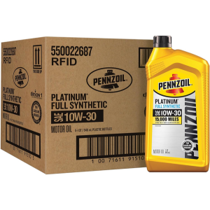 Pennzoil 6-Pack Platinum Full Synthetic 10W-30 Motor Oil