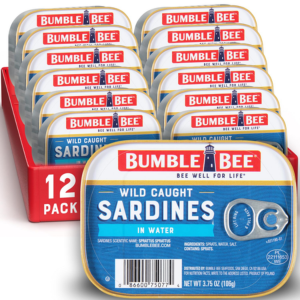 12-Pack Bumble Bee Sardines in Water