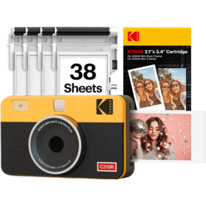 Kodak Mini Shot 2 Instant Camera & Photo Printer + 38 Sheets Cartridge