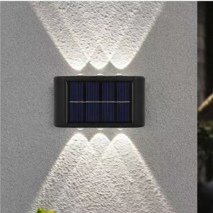 4-Pack Solar Outdoor Wall Light Sconces