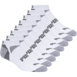 Puma Men's 8-Pack Low Cut Socks