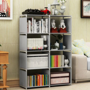 Adjustable 8-Cube Bookcase Organizer