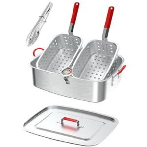 Aluminum Dual 18Qt. Deep Fryer Set