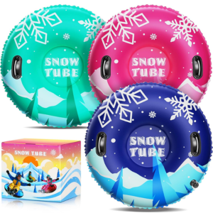 Inflatable 3-Pack 36” Heavy Duty Snow Tube