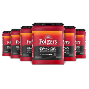 Folgers 6-Pack Black Silk Dark Roast Coffee