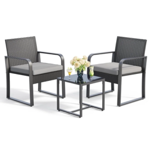 3-Piece Rattan Patio Set