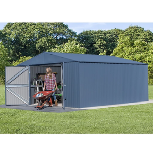Arrow 14’ x 16’ Steel  Lockable Storage Shed