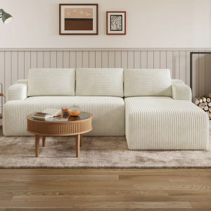 Novilla Nest Corduroy Sectional Sofa