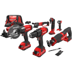 CRAFTSMAN 20V Power 7-Tool Combo w/Batteries