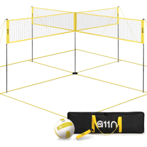 4-Way Volleyball Badminton Net Set