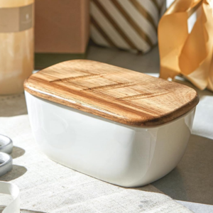 Ceramic Butter Dish w/Lid
