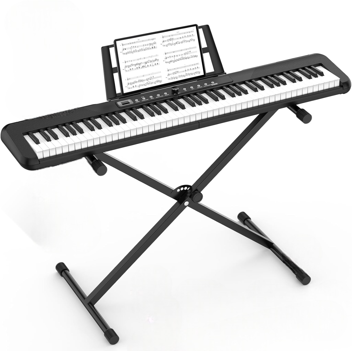 88-Key Digital Piano Keyboard w/Stand