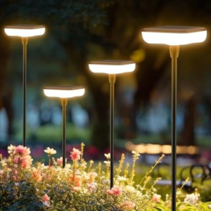 4-Pack Solar Pathway Lights