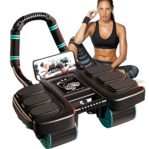 Automatic Rebound 4-Wheel Ab Roller
