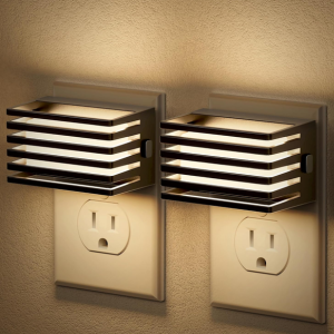 2-Pack Dusk-to-Dawn LED Night Lights