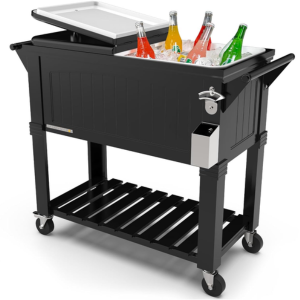 Permasteel 80-Qt Patio Rolling Cooler