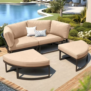 3-Piece Modular Patio Daybed