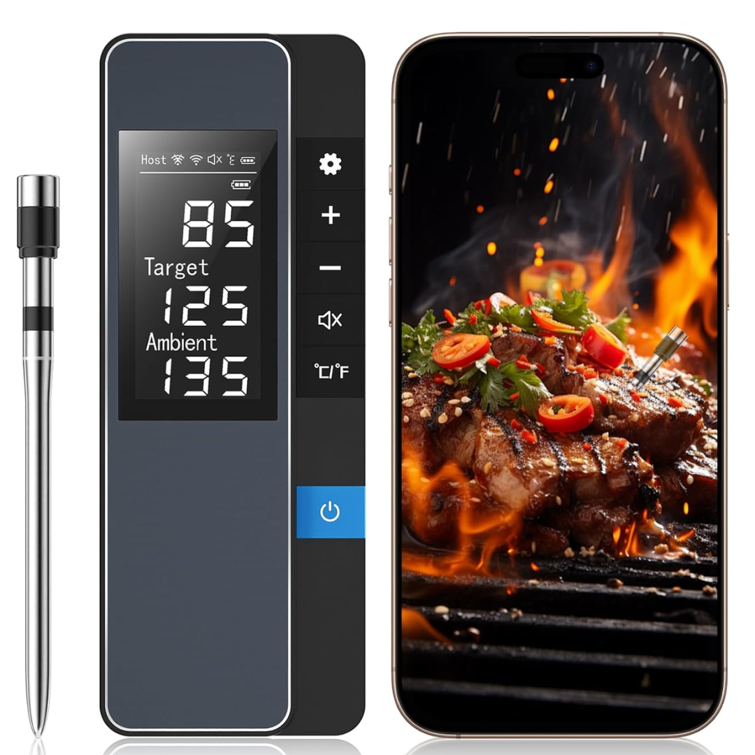 Smart Bluetooth Wireless Meat Thermometer w/App