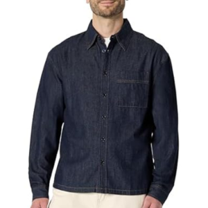 Amazon Essentials Men's Oversized Denim Shirt