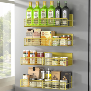 Magnetic 4-Pack Spice Rack Set